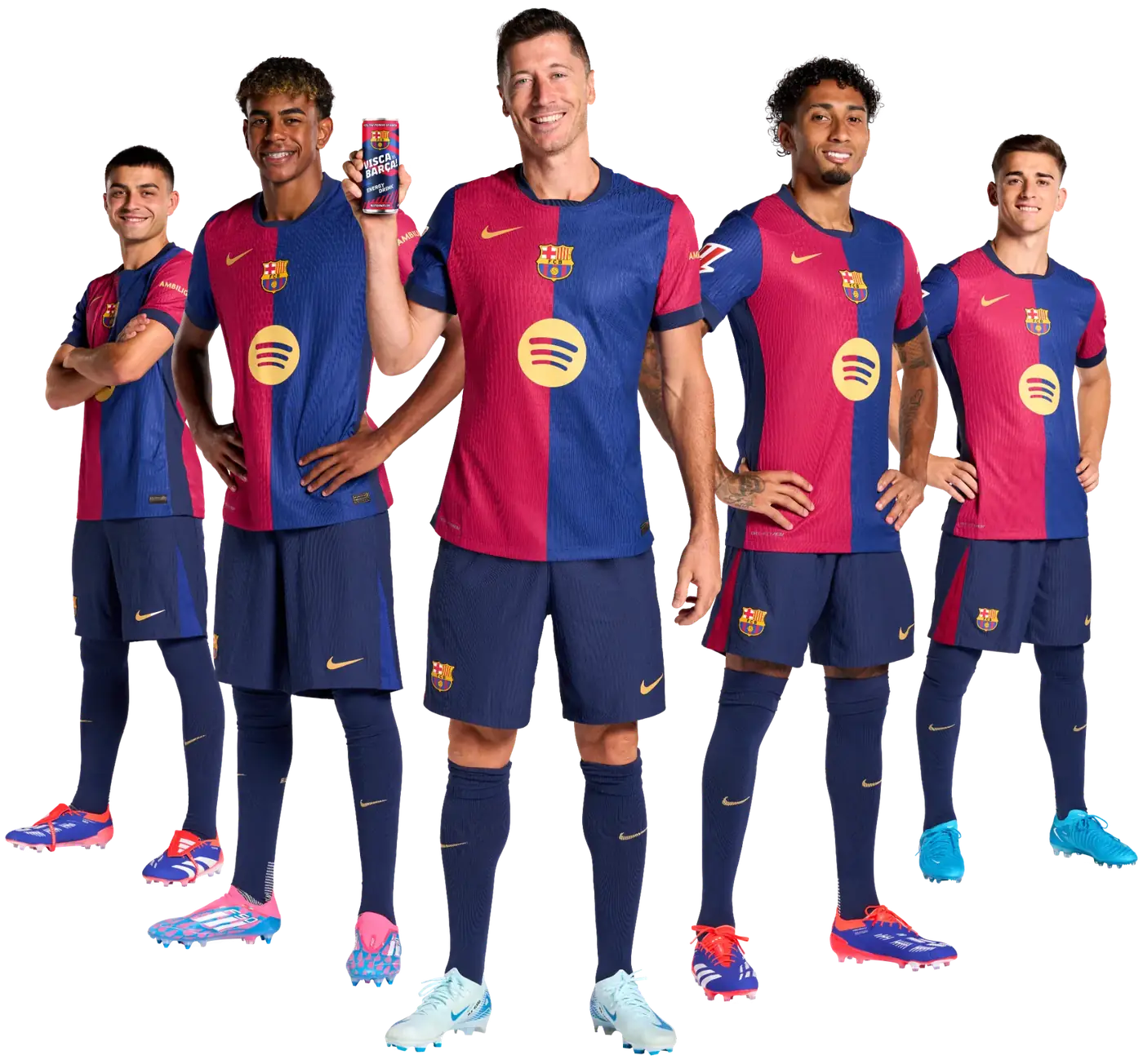 Barça Energy Drink key visual — FC Barcelona first-team artwork